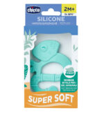 Chicco Μασητικός Κρίκος Οδοντοφυΐας Σιλικόνης Super Soft σε Σχήμα Ιγκουάνα 2m+, 1τεμ - Image 2