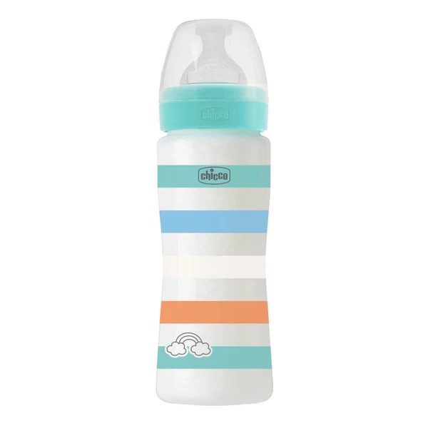 chicco-Μπιμπερό-Πλαστικό-well-being-boy-330ml-4m1.jpg Chicco Μπιμπερό Πλαστικό Well Being BOY 330ML 4m+ - Image 1