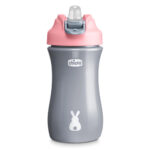 Chicco Baby Cup Pop Up in Silicone Pink 350ml for 24m+