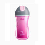 Chicco Children's Sport Cup in Silicone Pink 266ml for 14m+ - Image 2
