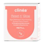 Clinéa Reset n' Glow Refill Sorbet Κρέμα Προσώπου Αντιγήρανσης και Λάμψης 50ml - Image 2