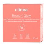 Clinéa Reset n' Glow Sorbet Κρέμα Προσώπου Αντιγήρανσης και Λάμψης 50ml - Image 4