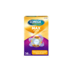 Corega Max Clean Καθαριστικά Δισκία Για Τεχνητές Οδοντοστοιχίες Με Περισσότερο Ενεργό Οξυγόνο 36tbs