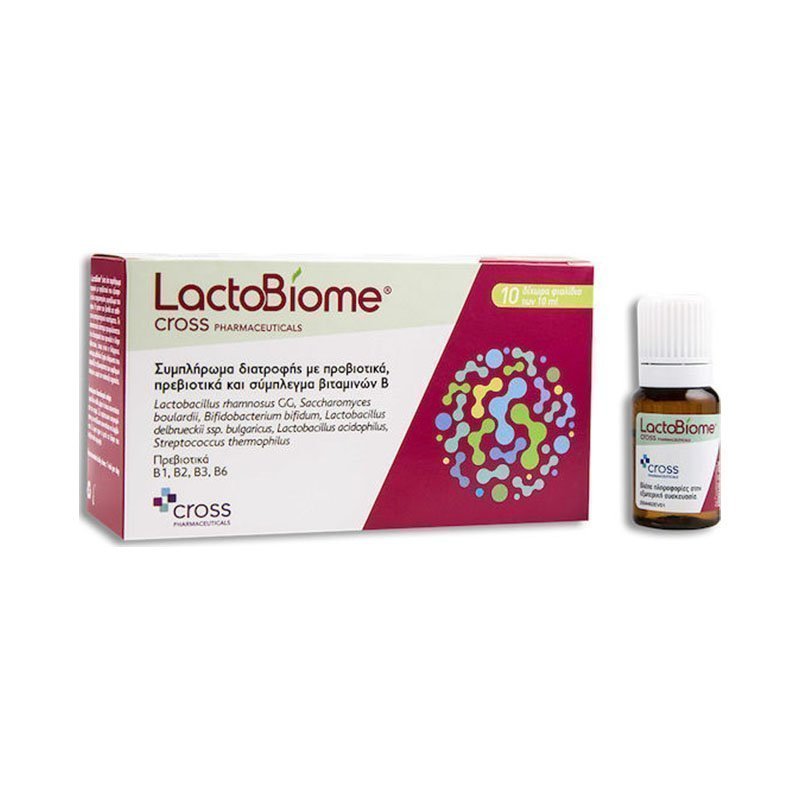 cross-pharmaceuticals-lactobiome-Συμπλήρωμα-με-Προβιοτικά-38-Πρεβιοτικά-10τεμ-x-10ml1.jpg Cross Pharmaceuticals LactoBiome Συμπλήρωμα με Προβιοτικά & Πρεβιοτικά 10τεμ. x 10ml - Image 1