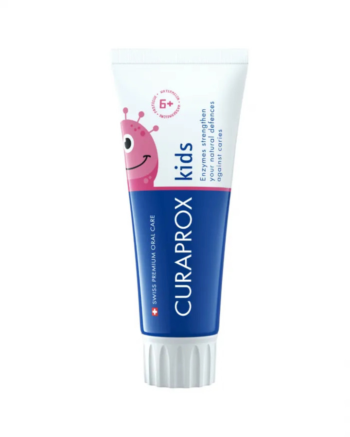 curaprox-kids-παιδική-οδοντόκρεμα-με-φθόριο-καρπούζι-60ml1.jpg Curaprox kids παιδική οδοντόκρεμα με φθόριο, καρπούζι 60ml - Image 1