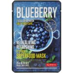 Dermal It's Real Superfood Blueberry Μάσκα Προσώπου για Λάμψη, 1τεμ