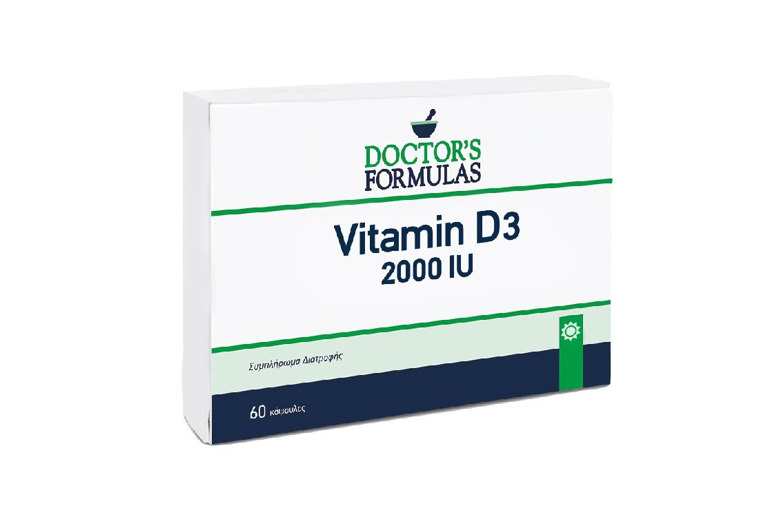 doctors-formulas-d3-2000iu-Βιταμίνη-d3-ως-Χοληκαλσιφερόλη-60softgels1.jpg Doctor's Formulas D3 2000IU Βιταμίνη D3 ως Χοληκαλσιφερόλη 60SoftGels - Image 1