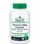 Doctor's Formulas D3 & K2 & Mag Formula, 60caps