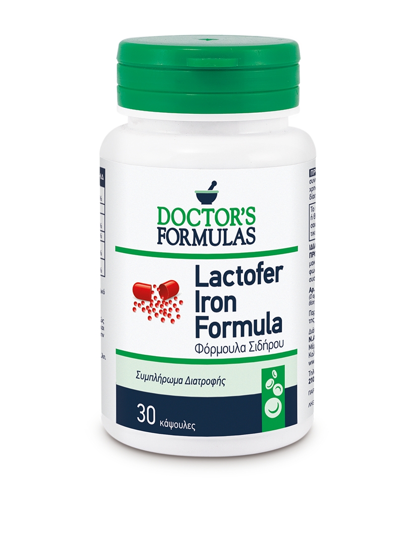 doctors-formulas-lactofer-iron-formula-Συμπλήρωμα-Διατροφής-Σιδήρου-38-Γαλακτοφερίνης-30-caps1.jpg Doctor's Formulas Lactofer Iron Formula Συμπλήρωμα Διατροφής, Σιδήρου & Γαλακτοφερίνης 30 caps - Image 1