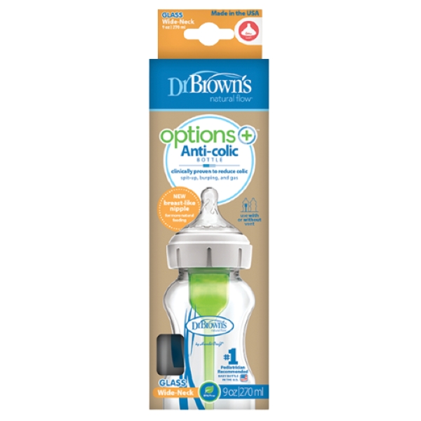 dr-browns-Γυάλινο-Μπιμπερό-1.jpg Dr. Brown's Glass Baby Bottle------------------------------------ - Image 1