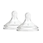 Dr. Brown's Silicone Bottle Nipples Options+ With Wide Neck level 4 (2pcs)(WN 4201) - Image 2