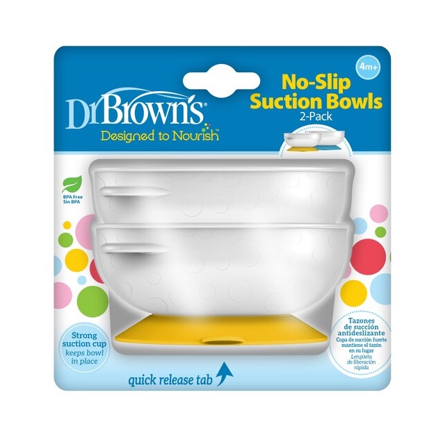 dr-browns-Μπολ-φαγητού-αντιολισθητικό-2-τεμ-tf-0191.jpg Dr. Brown's non-slip food bowl (2 pcs.) - Image 1