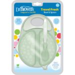 Dr. Brown's Food Bowl with lid and feeding spoon