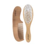 Dr. Brown's Wooden Brush & Brush Set Wool Comb - Image 2