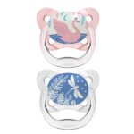 Dr. Brown's PreVent Night Soother for Girls, 0-6 months (2 pcs) (PV 12007) - Image 2