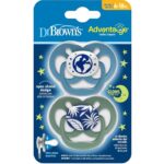 Dr. Brown's Πιπίλα Νυχτός Advantage Αγόρι, 6-18 μηνών (2 τεμ.)(PA 22004) - Image 3