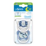Dr. Brown's Night Soother PreVent Boy, 0-6 Months (2 pcs.)(PV12008)
