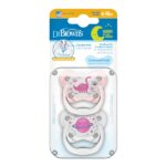 Dr. Brown's PreVent Night Soother for Girls, 6-18 months (2 pcs.)(PV22007)