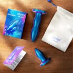 Durex Play Deep & Deeper Butt Plug Set Anal Wedges Set in Blue color, 2pcs - Image 2