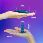 Durex Play Deep & Deeper Butt Plug Set Anal Wedges Set in Blue color, 2pcs - Image 5
