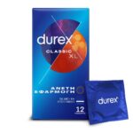 Durex Classic Condoms Comfortable fit XL, 12 pieces