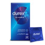 Durex Condoms Classic Normal Fit, 12 pieces