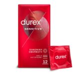 Durex Condoms Thin Sensitive Condoms Normal fit ,12 pieces