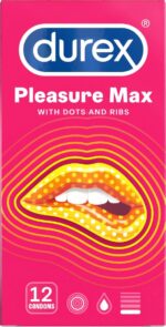 Durex Προφυλακτικά Με Κουκιδες και Ραβδώσεις Pleasuremax 12 τεμάχια