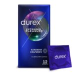 Durex Προφυλακτικά με Επιβραδυντικό Τζελ Extended Pleasure Κανονική Εφαρμογή, 12τεμ
