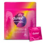 Durex Προφυλακτικά με Κουκίδες & Ραβδώσεις Pleasure Max με Κανονική Εφαρμογή, 30τεμ