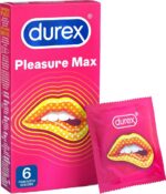 Durex Προφυλακτικά με Κουκίδες & Ραβδώσεις Pleasure Μax, 6τεμ