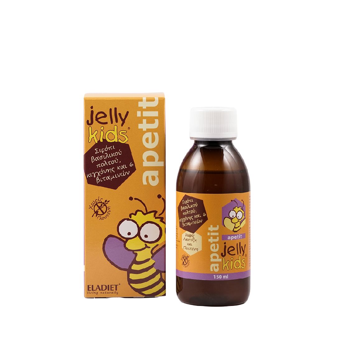 eladiet-jelly-kids-apetit-Παιδικό-Σιρόπι-Αύξησης-της-Όρεξης-38-του-ΑνοσοποιητικούΓεύση-Φράουλα150ml1.jpg Eladiet Jelly Kids Apetit Παιδικό Σιρόπι Αύξησης της Όρεξης & του Ανοσοποιητικού,Γεύση Φράουλα,150ml - Image 1