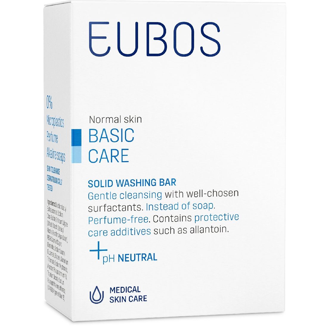 eubos-Βasic-care-solid-washing-bar-blue-Στερεή-Πλακά-Καθαρισμού-Προσώπου-38-Σώματος-125g1.jpg Eubos Βasic Care Solid Washing Bar Blue Στερεή Πλακά Καθαρισμού Προσώπου & Σώματος, 125g - Image 1