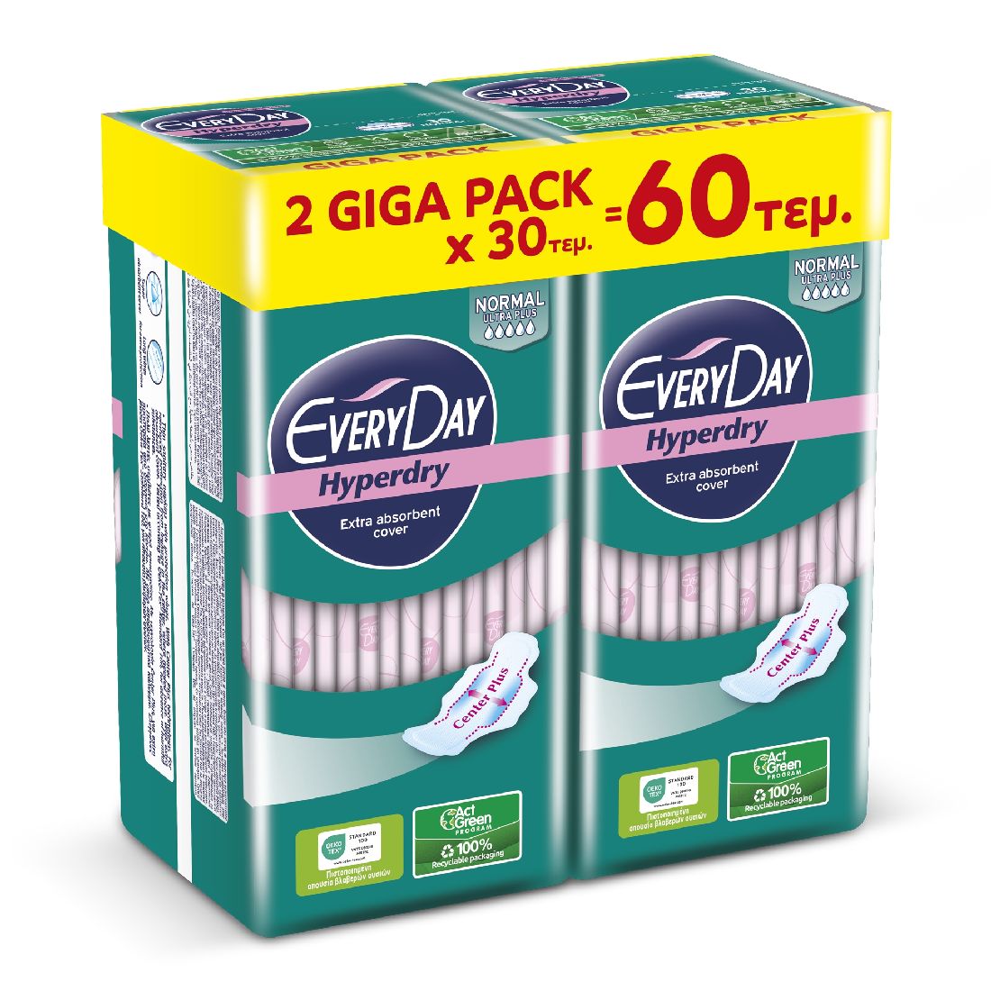 everyday-promo-Σερβιέτες-hyperdry-normal-ultra-plus-giga-pack-60-Τεμάχια-2x301-1.jpg Everyday Promo Σερβιέτες Hyperdry Normal Ultra Plus Giga Pack 60 Τεμάχια 2x30 - Image 1