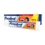 Fixodent Pro Plus The Strongest Hold, Fixing Cream for Artificial Dentures 60g
