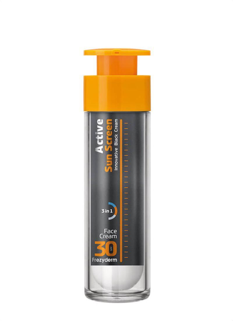 frezyderm-active-sun-screen-face-cream-spf30-aντηλιακή-kρέμα-Προσώπου-50ml1.jpg Frezyderm Active Sun Screen Face Cream SPF30 Aντηλιακή Kρέμα Προσώπου, 50ml - Image 1