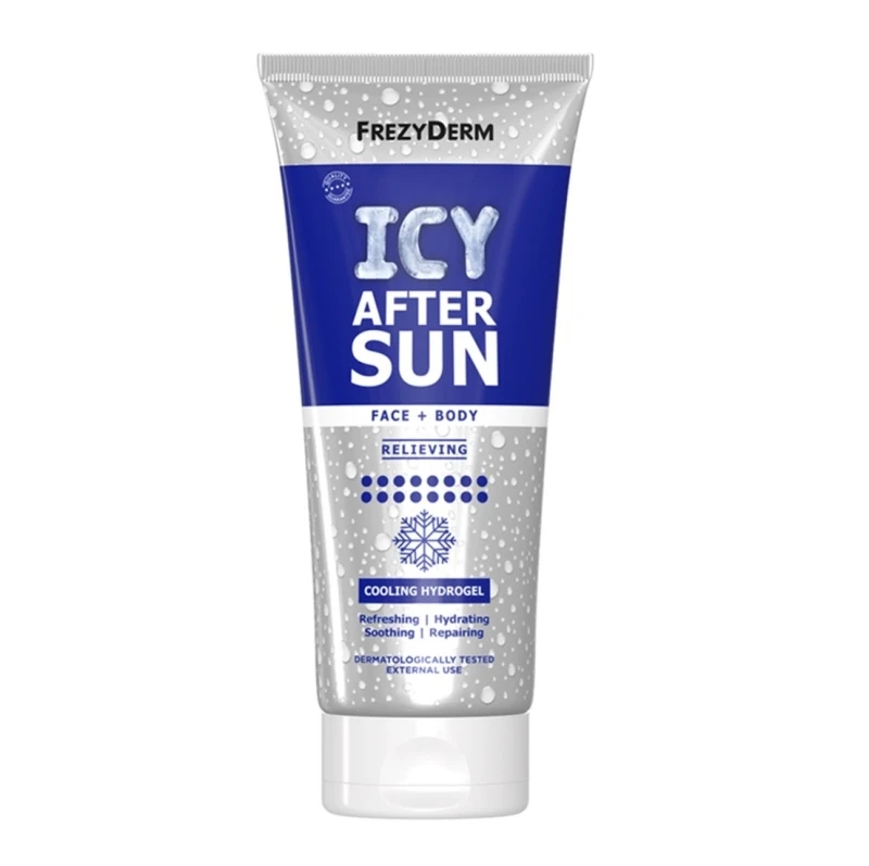 frezyderm-icy-after-sun-Δροσερό-gel-για-Μετά-τον-Ήλιο-για-Πρόσωπο-38-Σώμα-200ml1.jpg FREZYDERM Icy After Sun Δροσερό Gel για Μετά τον Ήλιο για Πρόσωπο & Σώμα, 200ml - Image 1