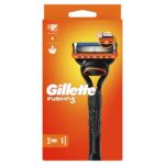 Gillette Fusion 5 Λαβή Ξυριστικής Μηχανής, 1τεμ & Ανταλλακτικές Κεφαλές, 2τεμ, 1σετ