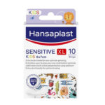 Hansaplast Sensitive Kids XL Παιδικά Αυτοκόλλητα Επιθέματα 7x6cm, 10τμχ