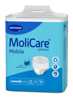 Hartmann MoliCare® Premium Mobile Εσώρουχο Ακράτειας Ημέρας, Medium 6 σταγόνες,14 τμχ