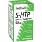 Health Aid 5-HTP HydroxyTryptoPhan 50mg Για Tην Υγεία Του Νευρικού Συστήματος, 60tabs