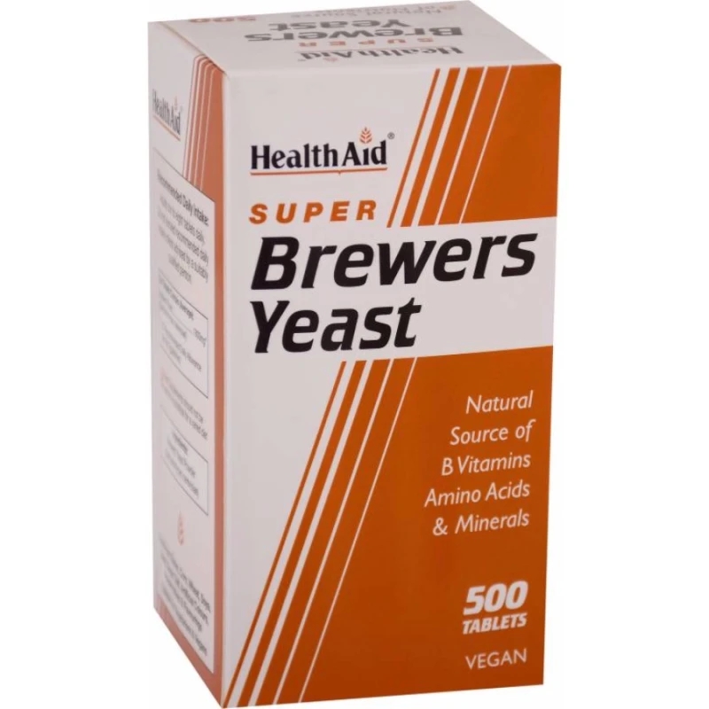 health-aid-brewers-yeast-300mg-Συμπλήρωμα-Από-Μαγιά-Μπύρας-για-Υγιές-Δέρμα-38-Μαλλιά-500tabs1.jpg Health Aid Brewers Yeast 300mg Συμπλήρωμα Από Μαγιά Μπύρας για Υγιές Δέρμα & Μαλλιά, 500tabs - Image 1