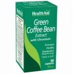 Health Aid Green Coffee Bean Extract Συμπλήρωμα Για Ενεργοποίηση Του Μεταβολισμού, 60caps