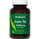 Health Aid Green Tea 1000mg για Αύξηση του Μεταβολισμού & Απώλεια Βάρους, 60tabs