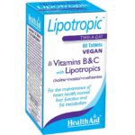 Health Aid Lipotropic Vitamins B & C για το Μεταβολισμό του Λίπους & τον Έλεγχο του Βάρους, 60tabs