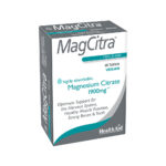 Health Aid MagCitra Magnesium Citrate 1900mg Για Υγεία Των Οστών,Μυών & Νευρικού Συστήματος, 60tabs