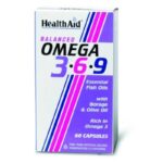 Health Aid Omega 3-6-9 Συμπλήρωμα Τριπλού Συνδυασμού για Πλήρη Κάλυψη σε Ωμέγα Λιπαρά , 60caps