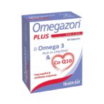 Health Aid Omegazon Plus Ω3 + CoQ10 Συμπλήρωμα Για Την Καλή Υγεία Της Καρδιάς & Ενέργεια, 60caps