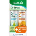 Health Aid Promo Fizzy Di-Stress, 20eff.tabs & Vitamin C 1000mg, 20eff.tabs