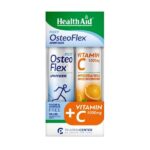 Health Aid Promo Pack Osteoflex, 20tabs & Vitamin C 1000mg, 20tabs, 1σετ